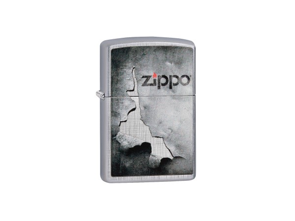 Org.ZIPPO Linen Weave color "Peeled Metal" 60004576