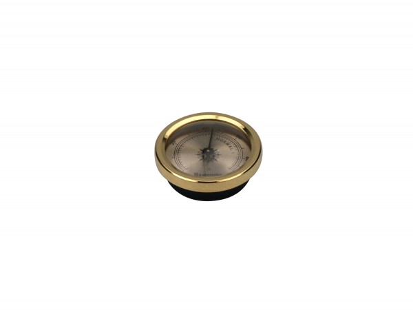 Hygrometer goldin Durchmesser 45mm, Einbaudurchmeser 36mm