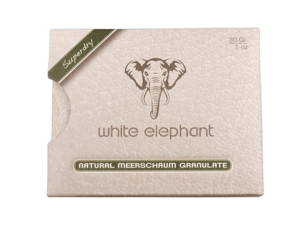 White Elephant Natur-Meerschaumgranulat Inhalt ca. 30g