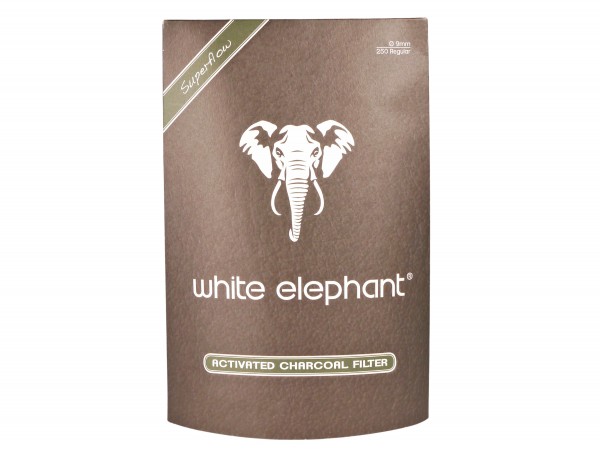 White Elephant Aktivkohlefilter Superflow 9mm Inh.250 Filter