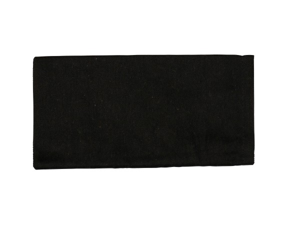 Stoffbeutel neutral schwarz 19x10cm ohne Schnur