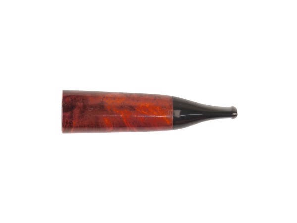 Cigarillospitze Bruyère orange/black Acrylmundstück 11mm